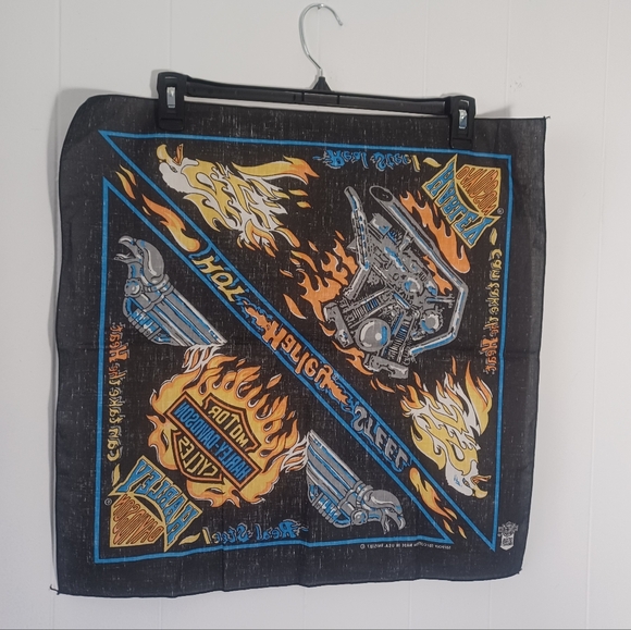 Vintage Harley Davidson Bandana - Picture 5 of 6